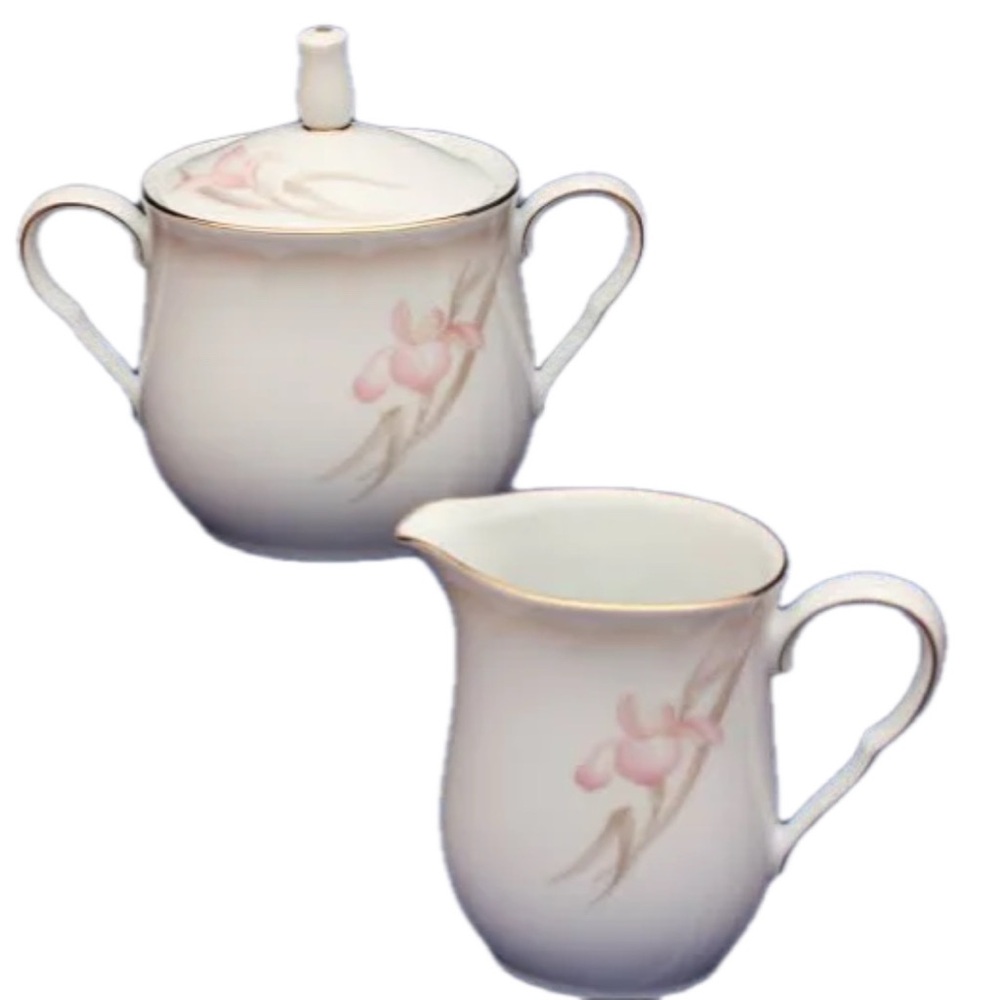 Vintage Noritake Ireland 3360 Sonata Cream and Sugar